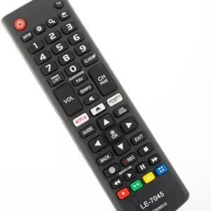 Controle Remoto Universal Com Teclas Funcionais Para Aplicativo Compatível Com Modelos LG Smart LED LCD 4k (Modelo SKY-8035 / LE-7045) AKB75095315